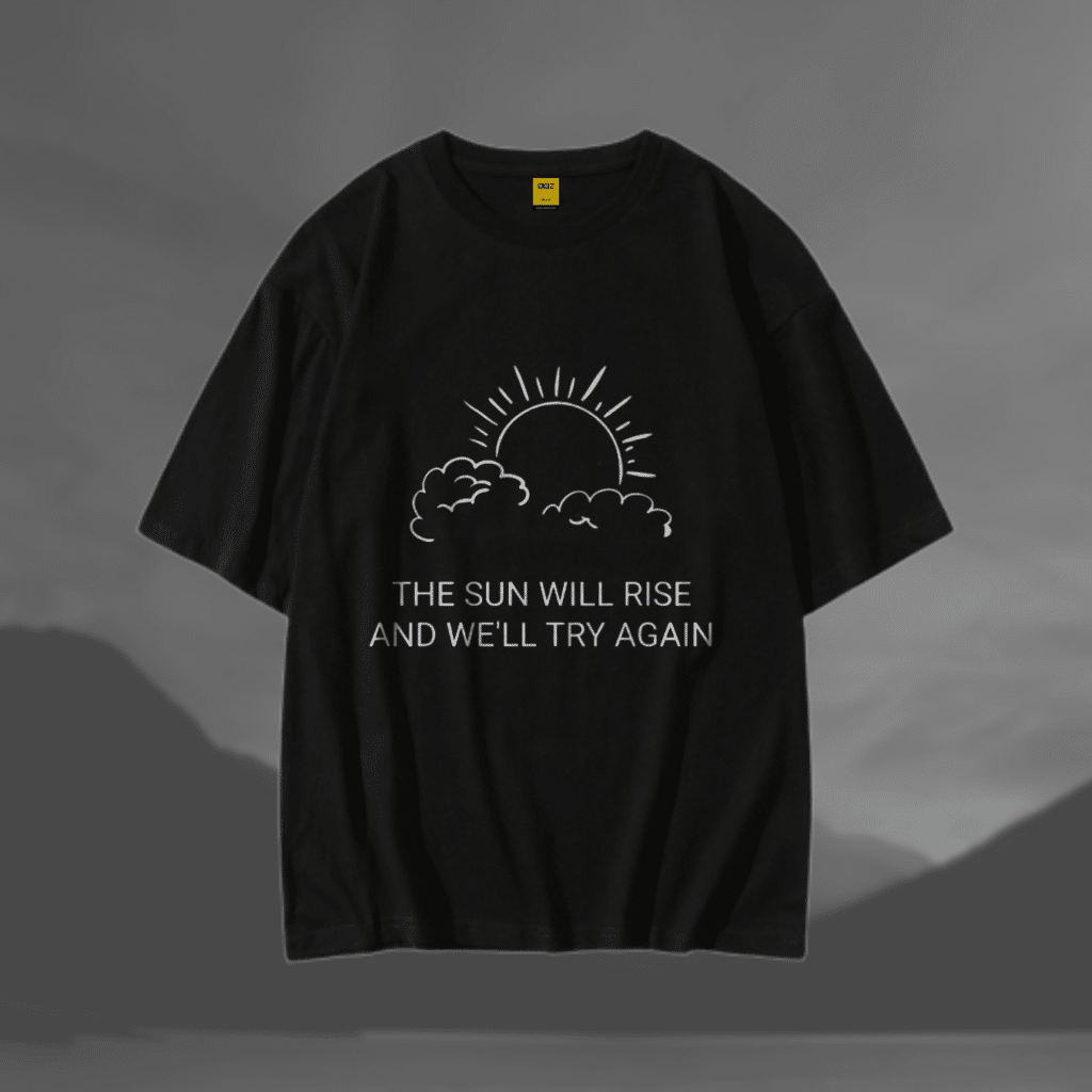 Drop Shoulder T-Shirt (Sun Rise)
