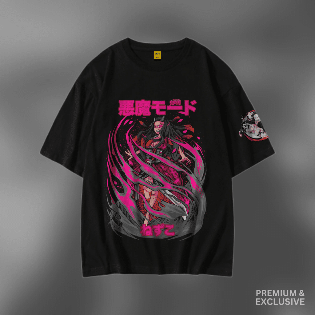 Premium Drop Shoulder T-Shirt (Nezuko 02)
