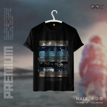 Premium Half Sleeves T Shirt (Interstellar)