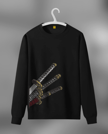 Premium Oversized Sweatshirt (Zoro 3 Sword)