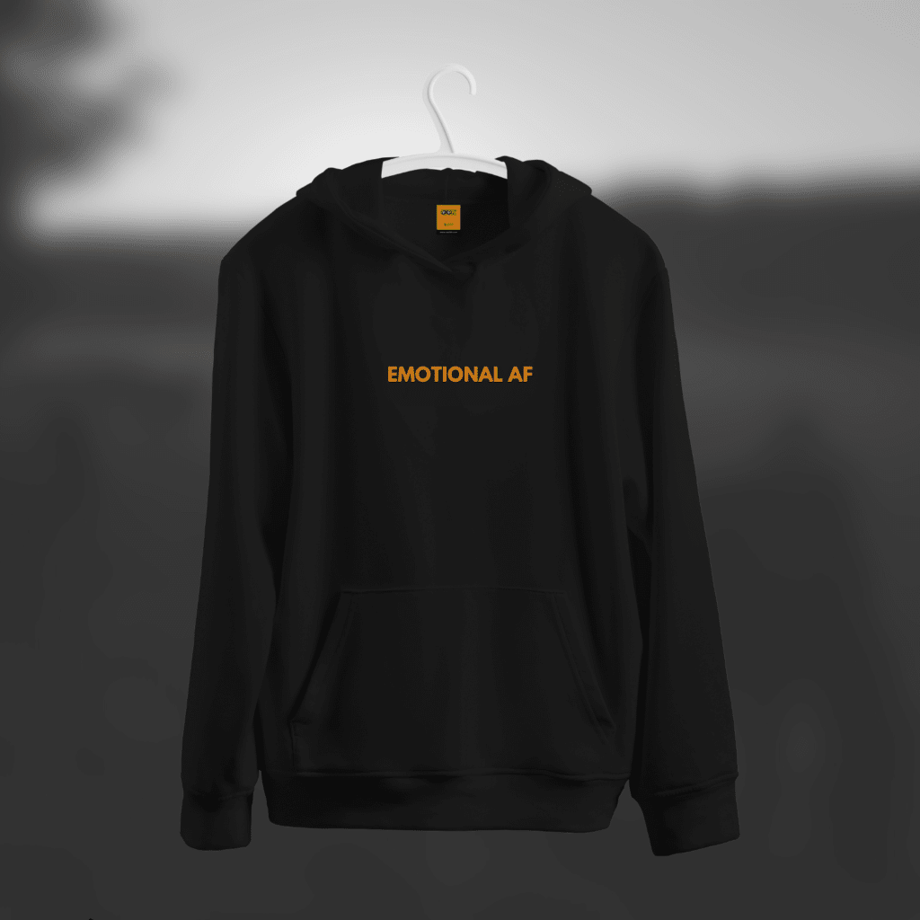 Premium Drop Shoulder Hoodie (Emotional AF)