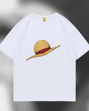 Drop Shoulder T-Shirt (Luffy's Hat)