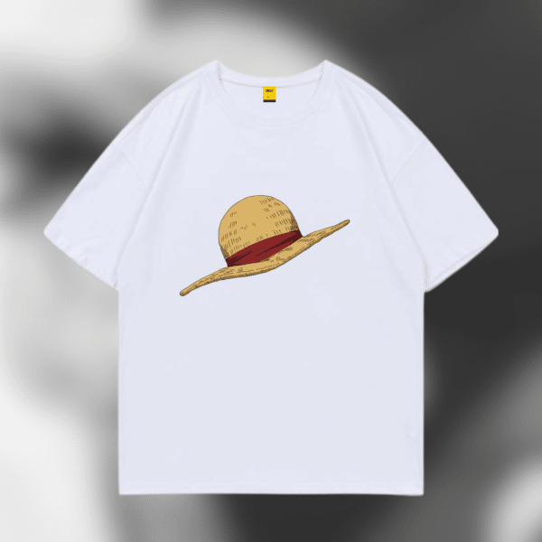 Drop Shoulder T-Shirt (Luffy's Hat)