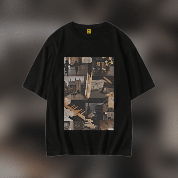 Drop Shoulder T-Shirt (Dark Academia)