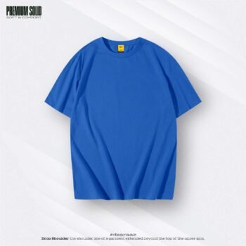 Basic Drop Shoulder T-Shirt (Royal Blue)