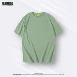 Basic Drop Shoulder T-Shirt (Pastel Green)