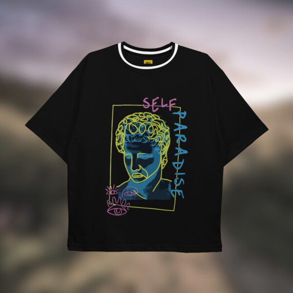 Drop Shoulder T Shirt (Self Paradise)