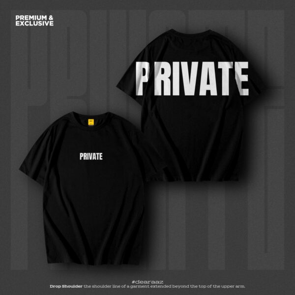 Premium Drop Shoulder T-Shirt (Private)
