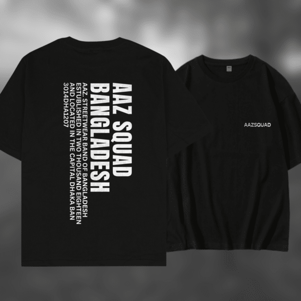 Drop Shoulder T Shirt (AAZ Squad 07)
