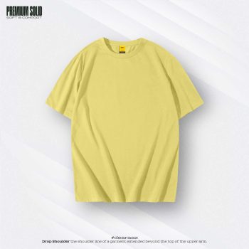 Yellow T-Shirt - Premium Cotton - AAZ Bangladesh