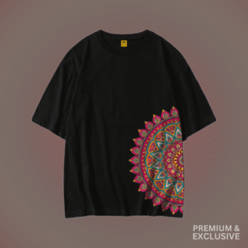 Premium Drop Shoulder T-Shirt (Mandala 02)