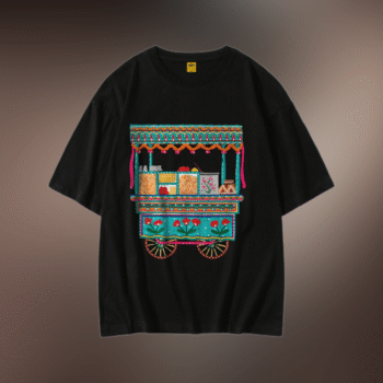 Drop Shoulder T-Shirt (Fuchka)
