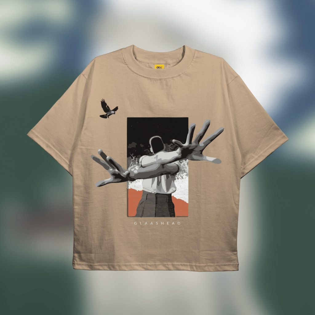 Drop Shoulder T-Shirt (Glasshead)