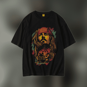 Drop Shoulder T-Shirt (Captain Jack Sparrow)