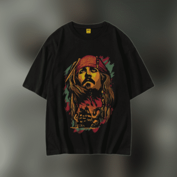Drop Shoulder T-Shirt (Captain Jack Sparrow)