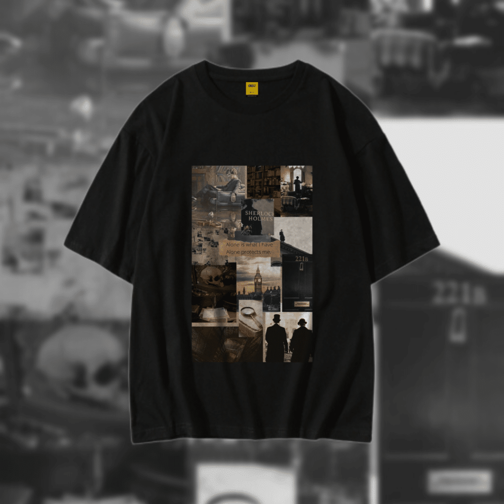 Drop Shoulder T-Shirt (Sherlock 03)