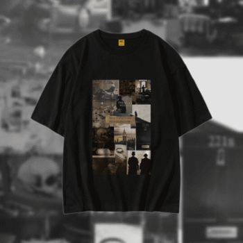 Drop Shoulder T-Shirt (Sherlock 03)
