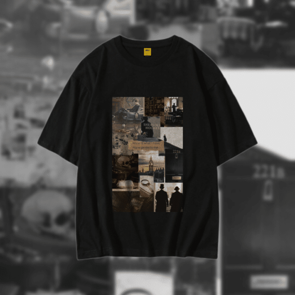 Drop Shoulder T-Shirt (Sherlock 03)