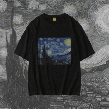 Drop Shoulder T-Shirt (Starry Night)