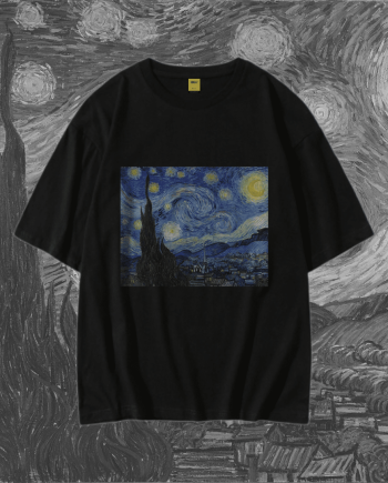 Drop Shoulder T-Shirt (Starry Night)