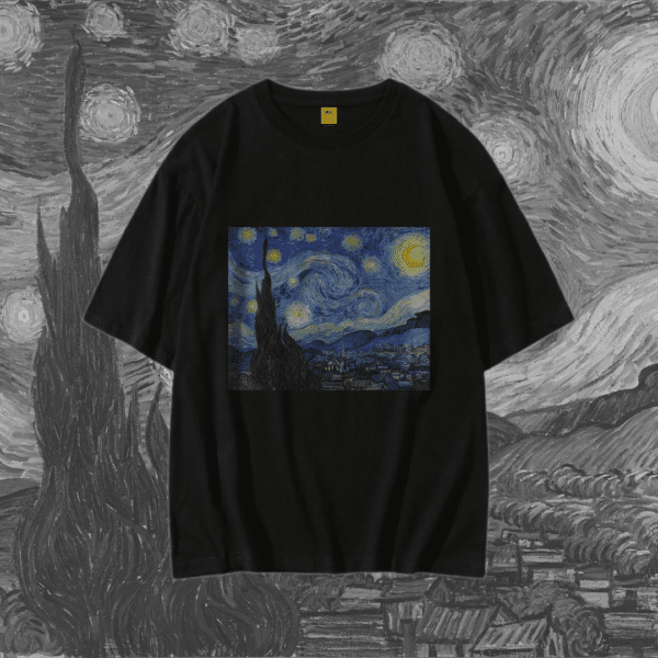 Drop Shoulder T-Shirt (Starry Night)