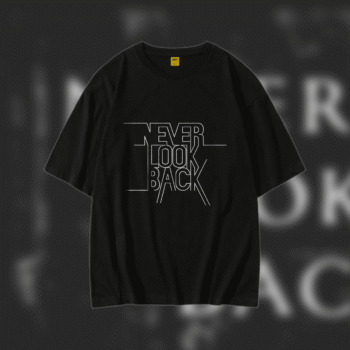 Drop Shoulder T-Shirt (Never Look Back)