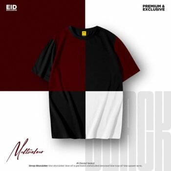Premium Drop Shoulder T-Shirt (Multicolour 03)