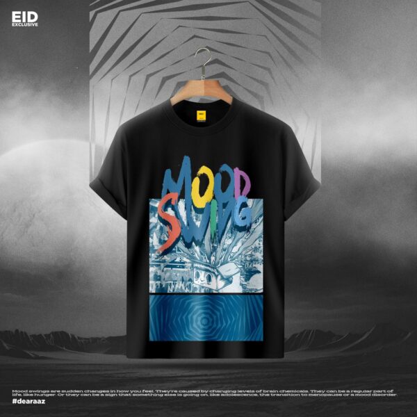 Premium Half Sleeve T Shirt (Mood Swing)