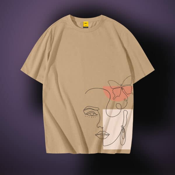 Drop Shoulder T-Shirt (Liner Girl)
