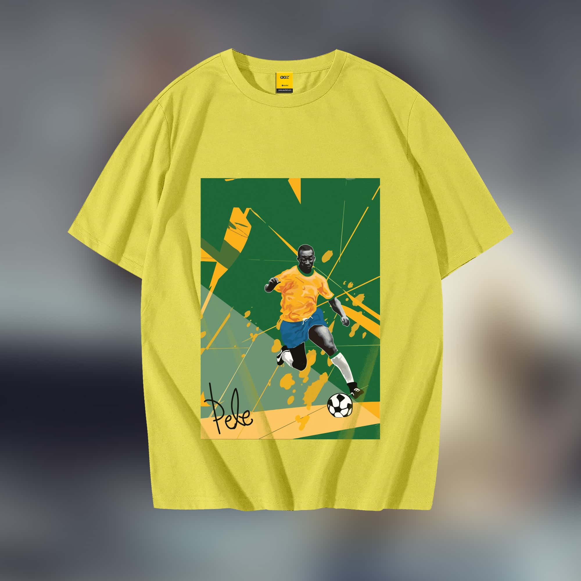 Drop shoulder t shirt pele aaz