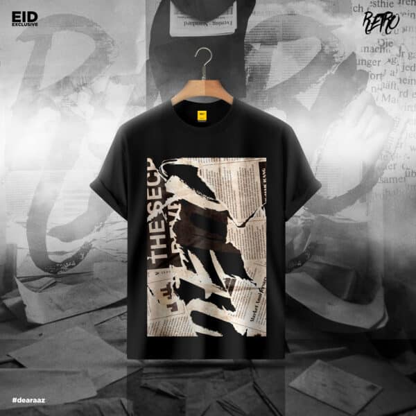 Premium Half Sleeve T Shirt (Retro News)