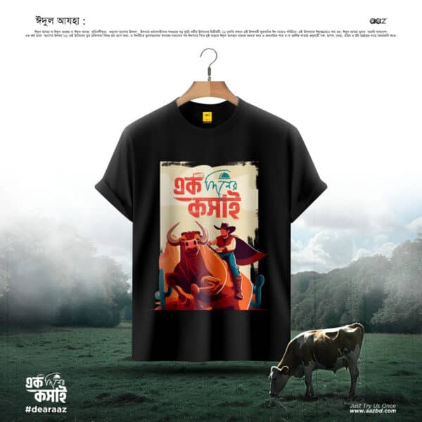 Combo of Ak Diner Koshai T-Shirt (এক দিনের কসাই)