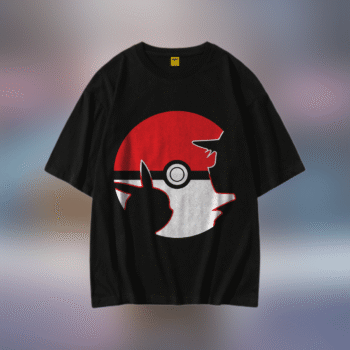 Drop Shoulder T-Shirt (Pikachu 02)