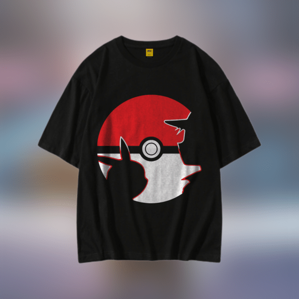 Drop Shoulder T-Shirt (Pikachu 02)