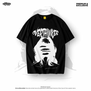 Premium Drop Shoulder T-Shirt (Overthinker)