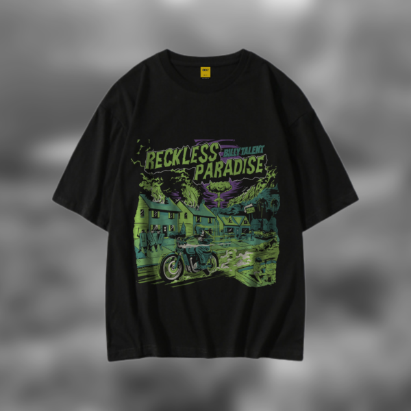 Drop Shoulder T-Shirt (Reckless Paradise)