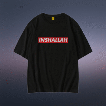 Drop Shoulder T-Shirt (InshaaAllah)