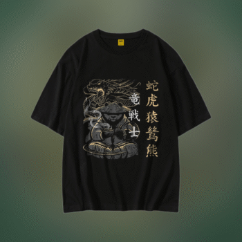 Drop Shoulder T-Shirt (Dragon Warrior)