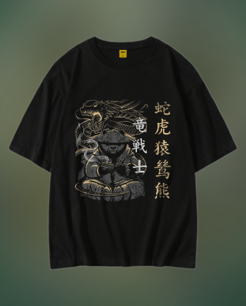 Dragon Warrior T-Shirt - Premium Cotton - AAZ Bangladesh