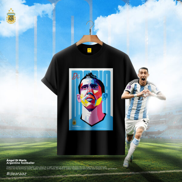 Half Sleeves T Shirt (Ángel Di María)
