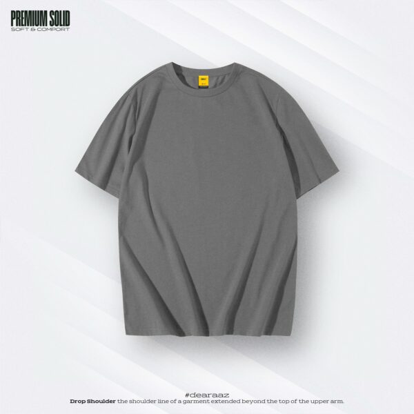 Basic Drop Shoulder T-Shirt (Gray)
