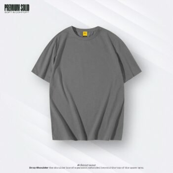 Basic Drop Shoulder T-Shirt (Gray)