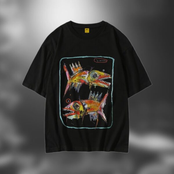 Drop Shoulder T-Shirt (Big Fish)