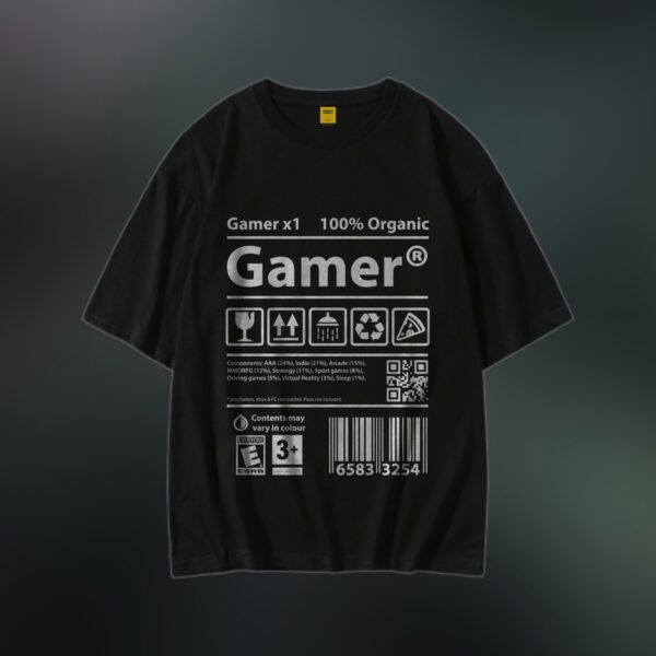 Drop Shoulder T Shirt (Gamer)