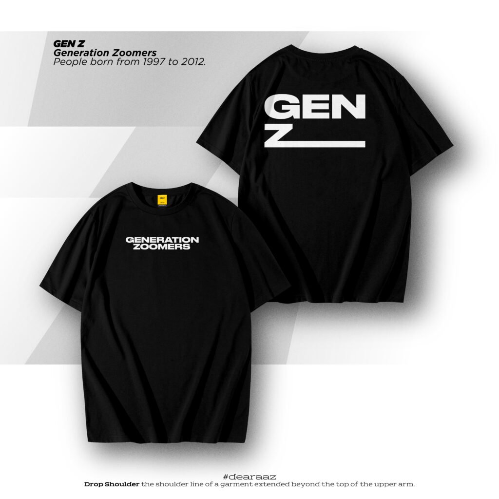 Drop Shoulder T Shirt (Gen Z)