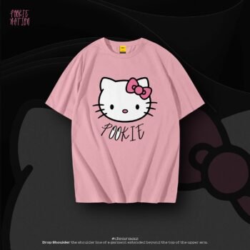 Drop Shoulder T-Shirt (Pookie)