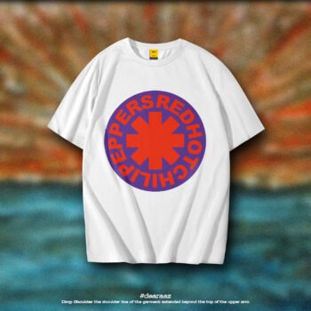 Drop Shoulder T-Shirt (Red Hot Chilli Peppers)