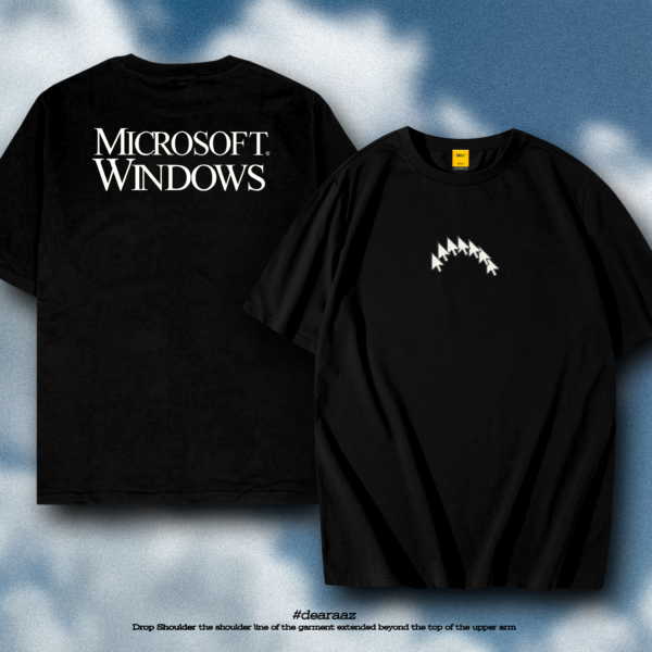 Drop Shoulder T Shirt (Windows)