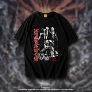 Drop Shoulder T-Shirt (Iron maiden 04)