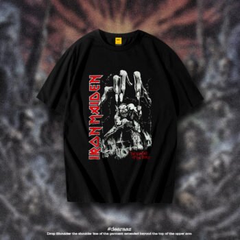 Drop Shoulder T-Shirt (Iron maiden 04)